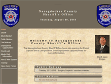 Tablet Screenshot of nac-sheriff.com
